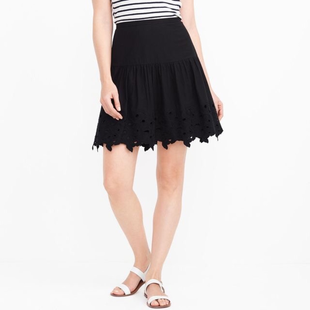 New j. Crew eyelet skirt